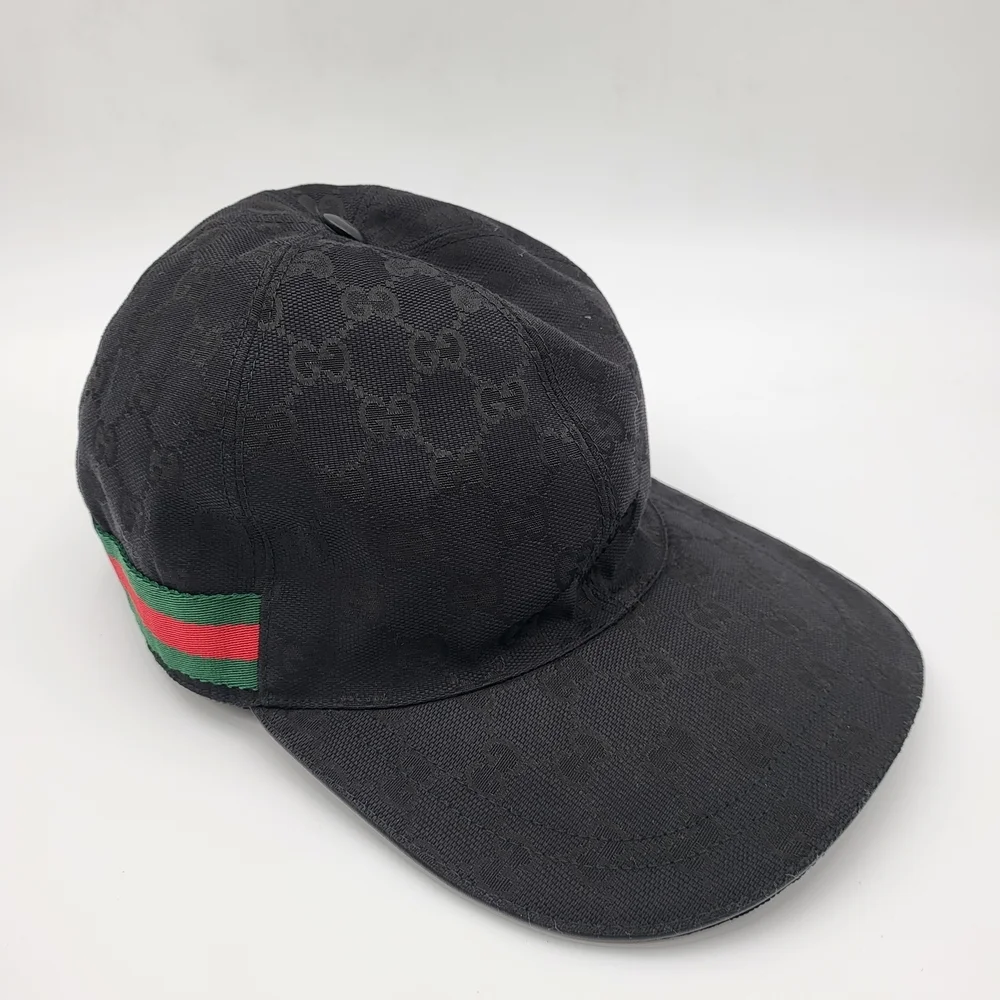 Gucci GG Canvas Hat with Web Sherry Line. Authentic..